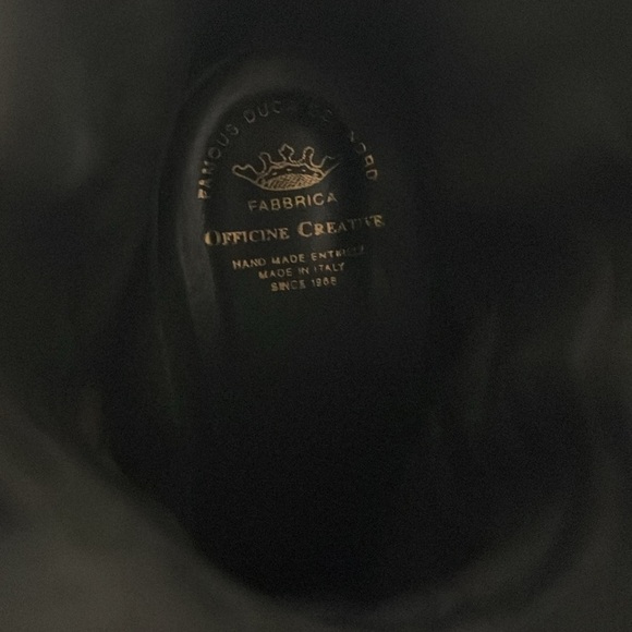 Officine Creative Gray Suede Block Heel Ankle Booties Women's EU 37 US 7 - Picture 5 of 8